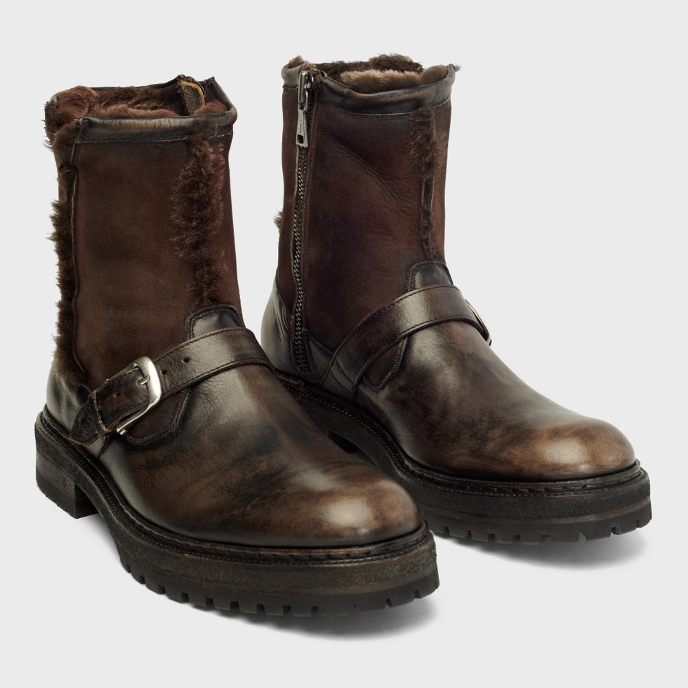 John Varvatos Union Shearling Boot